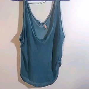 Blue workout tank